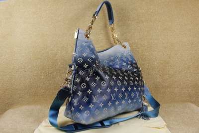 discount louis vuitton handbags leather m95130 blue wholesale