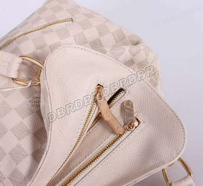 discount louis vuitton handbags leather m92808 beige white wholesale