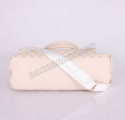 discount louis vuitton handbags leather m92809 beige white wholesale