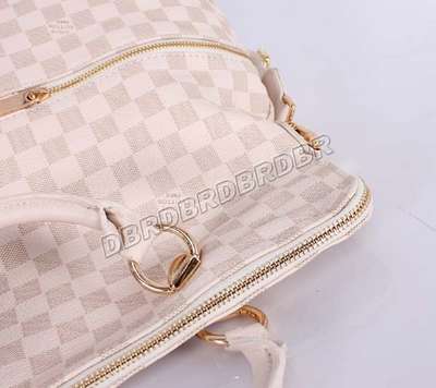 discount louis vuitton handbags leather m92809 beige white wholesale