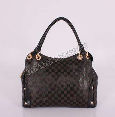 discount louis vuitton handbags leather m95001 black/gray wholesale