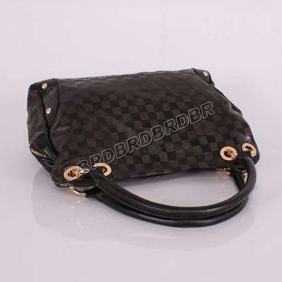 discount louis vuitton handbags leather m95001 black/gray wholesale