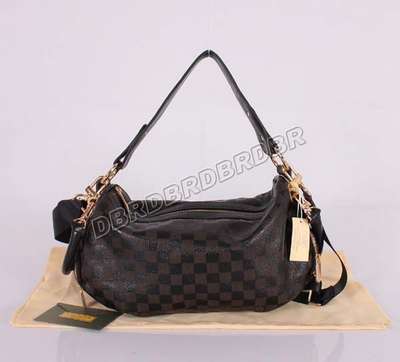 discount louis vuitton handbags leather m98016 black/gray wholesale