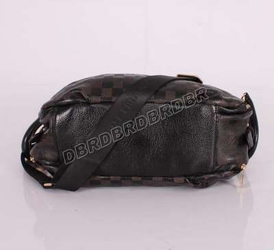 discount louis vuitton handbags leather m98016 black/gray wholesale