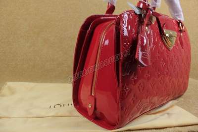 discount louis vuitton handbags monogram vernis m95332 tote red wholesale