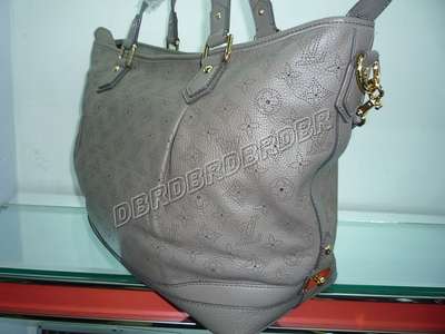 discount louis vuitton handbags monogram mahina m93178 gray wholesale