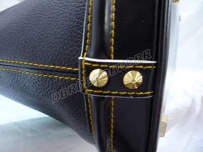 discount louis vuitton handbags suhali leather m91875 black wholesale