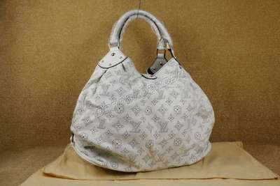 discount louis vuitton handbags monogram mahina m93441 beige white wholesale