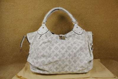 discount louis vuitton handbags monogram mahina m93441 beige white wholesale