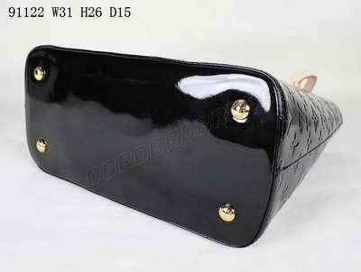 discount louis vuitton handbags monogram vernis m91122 black wholesale