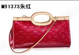 Discount Louis Vuitton Handbags Monogram Vernis M91373 Red Wholesale