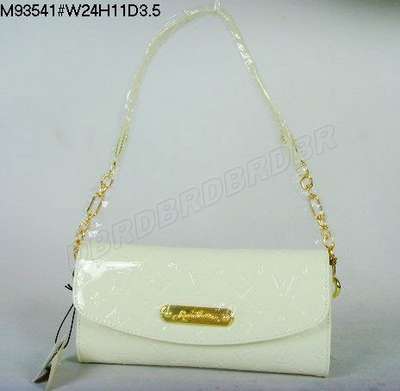 Discount Louis Vuitton Handbags Monogram Vernis M93542 white Wholesale