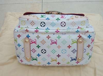 discount louis vuitton handbags monogram multicolore m40126 white wholesale