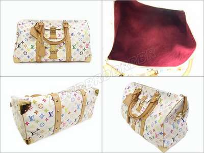 discount louis vuitton handbags monogram multicolore m92641 white wholesale