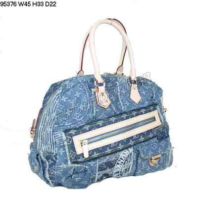 discount louis vuitton handbags monogram denim 95376 lannz wholesale