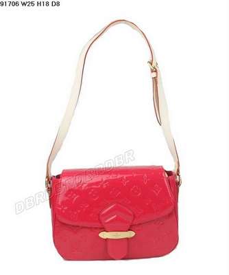 Discount Louis Vuitton Handbags Monogram Vernis 91706 Moneygram red Wholesale