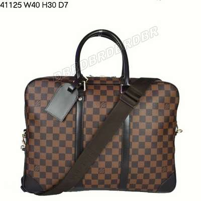 Discount Louis Vuitton Handbags Damier Ebene Canvas N41125 Coffee Wholesale