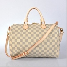 Discount Louis Vuitton Handbags Damier Azur Canvas N41182 white Wholesale