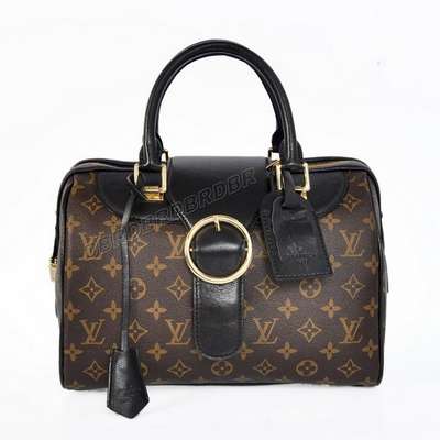 Discount Louis Vuitton Handbags Monogram Canvas M91118 black Wholesale