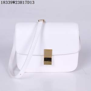 CELINE cluth bag 18339 White 36101