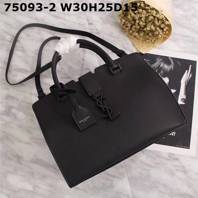 YSL Bag 75093-2 Black 40283