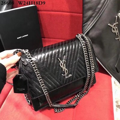 YSL Bag 26608 Black 40369