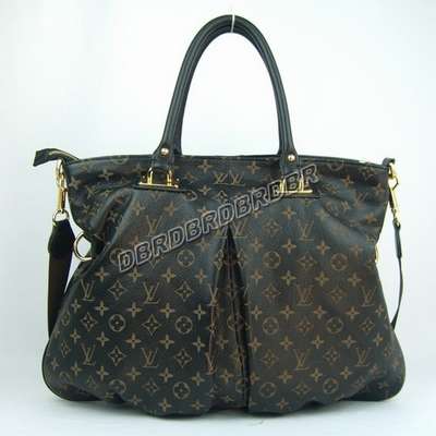 Discount Louis Vuitton Handbags Leather M93801 black Wholesale