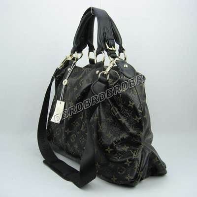 discount louis vuitton handbags leather m95007 black wholesale