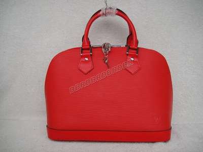 discount louis vuitton handbags epi leather m52142 red wholesale