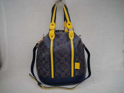 Discount Louis Vuitton Handbags Leather M95134 blue Wholesale