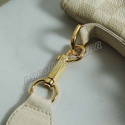 discount louis vuitton handbags leather n91952 beige white wholesale