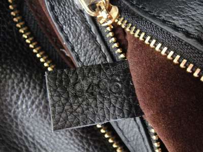 discount louis vuitton handbags leather m40249 black wholesale