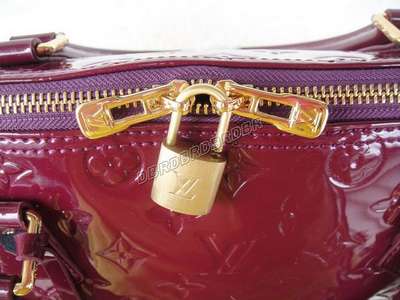 discount louis vuitton handbags monogram vernis m93625 purple wholesale