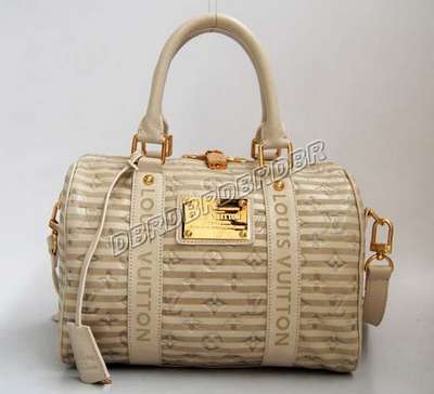 Discount Louis Vuitton Handbags Leather M95853 beige white Wholesale