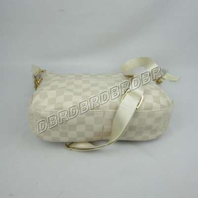 discount louis vuitton handbags leather n41295 beige white wholesale