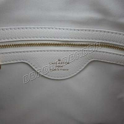 discount louis vuitton handbags leather n41295 beige white wholesale