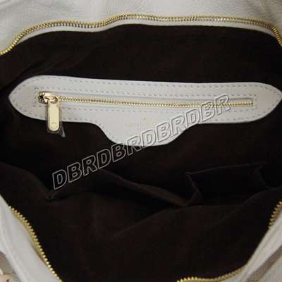 discount louis vuitton handbags leather n96060 beige white wholesale