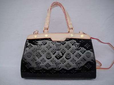 discount louis vuitton handbags monogram vernis m91622 black wholesale