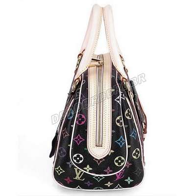 discount louis vuitton handbags monogram multicolore m40097 black wholesale