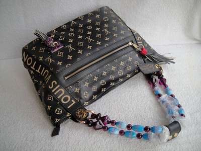 discount louis vuitton handbags leather m95185 black wholesale