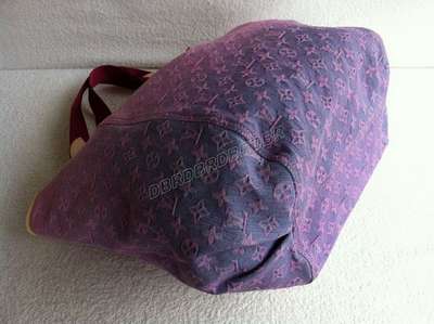 discount louis vuitton handbags monogram denim m40415 pink blue wholesale