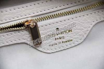 discount louis vuitton handbags leather m98034 beige white wholesale