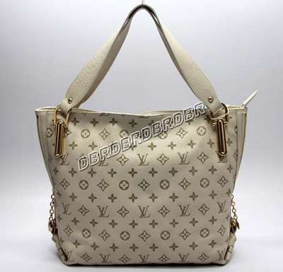 Discount Louis Vuitton Handbags Leather M98039 monogram beige white Wholesale