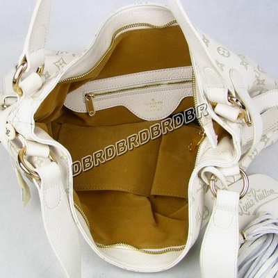 discount louis vuitton handbags leather m95030 beige white wholesale