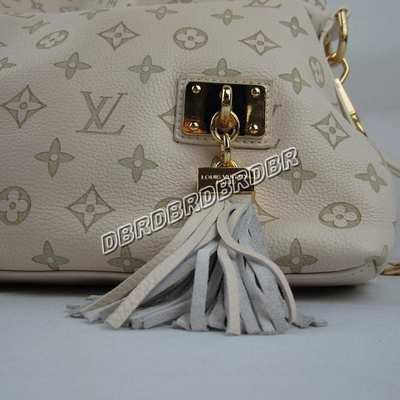 discount louis vuitton handbags leather m95130 monogram beige white wholesale