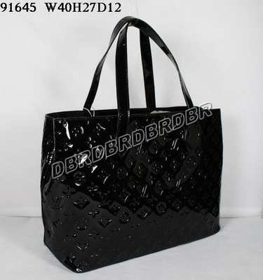 discount louis vuitton handbags monogram vernis m91645 black wholesale