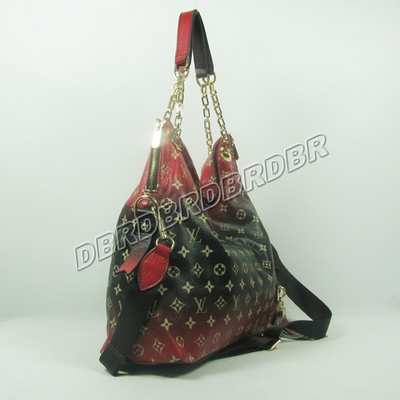 discount louis vuitton handbags leather m95130 red wholesale