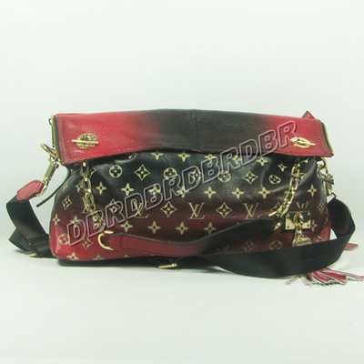 discount louis vuitton handbags leather m95130 red wholesale