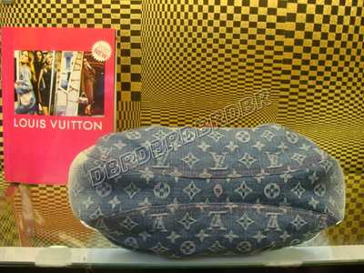 discount louis vuitton handbags monogram denim m40417 dark blue wholesale