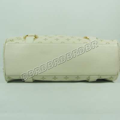 discount louis vuitton handbags leather m41232 beige white wholesale